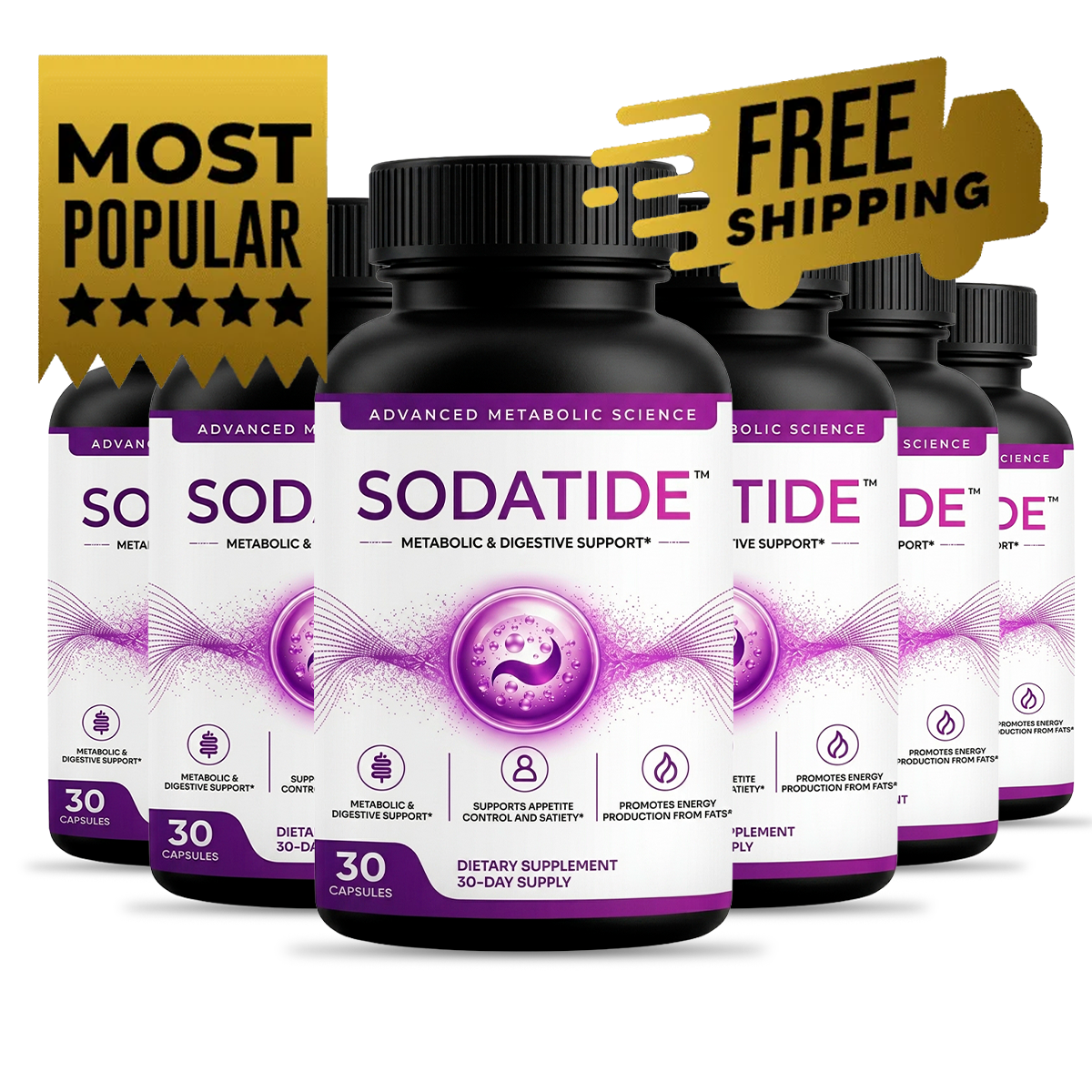 Sodatide bottles